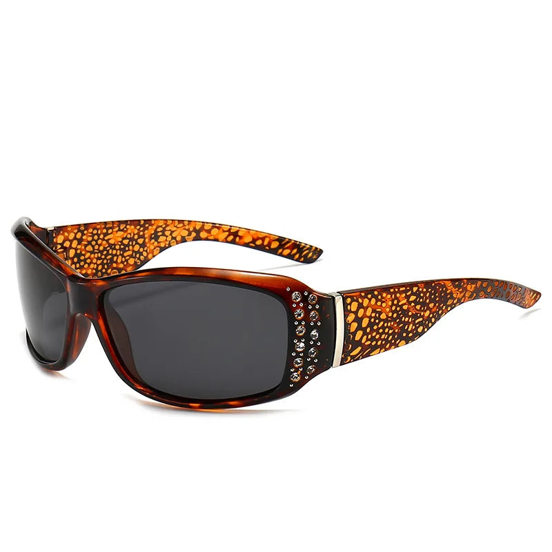 Y2K Rhinestone Decorated UV400 Sunglasses