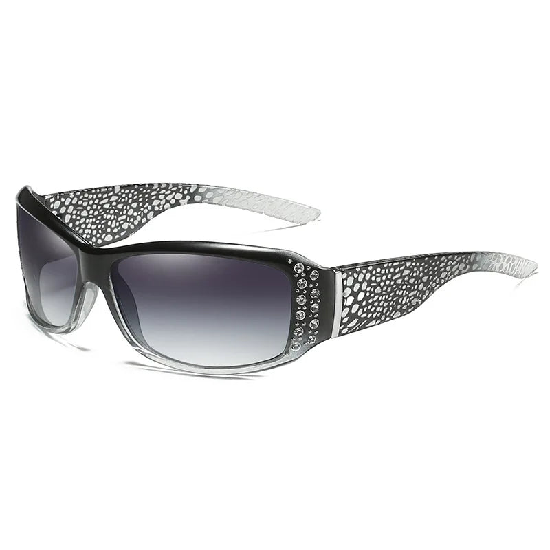 Y2K Rhinestone Decorated UV400 Sunglasses