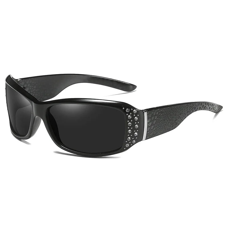 Y2K Rhinestone Decorated UV400 Sunglasses