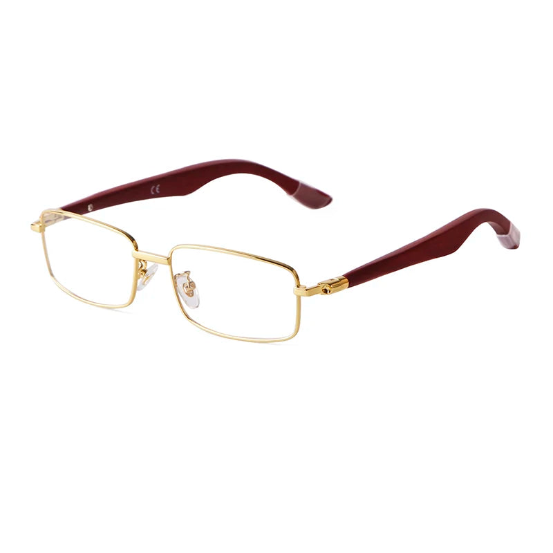 Y2K Rimless Rectangle Futuristic Sunglasses