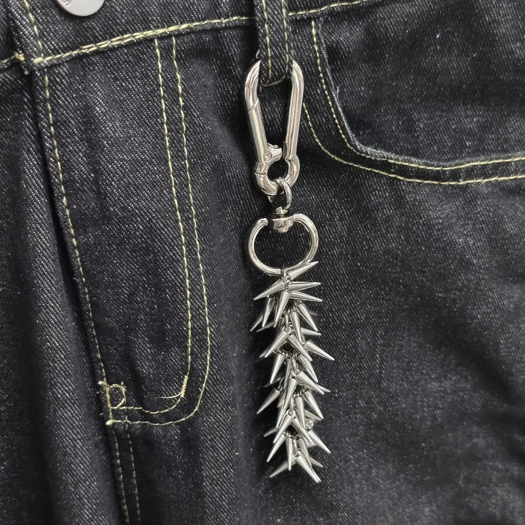 Y2K Rivet Charm Belt Loop Keychain