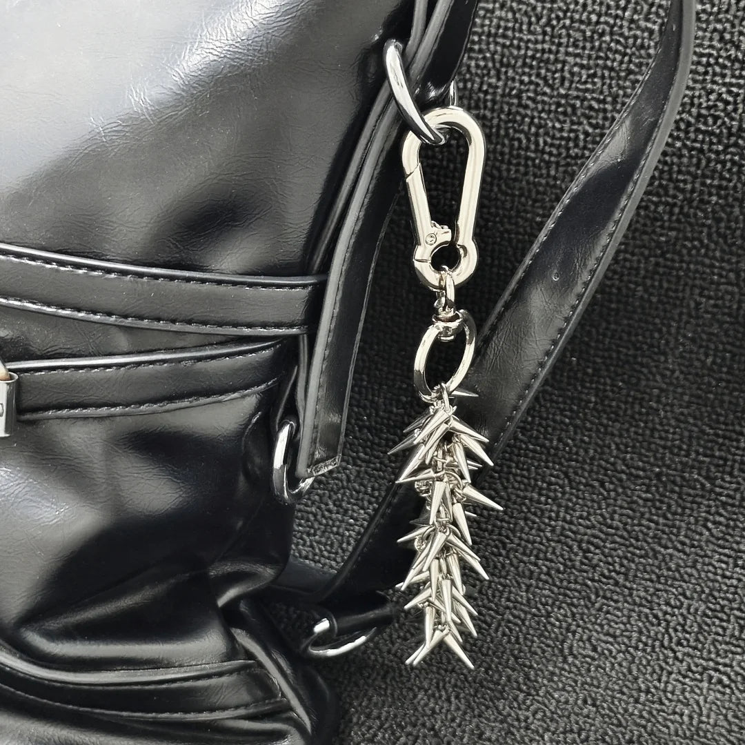 Y2K Rivet Charm Belt Loop Keychain