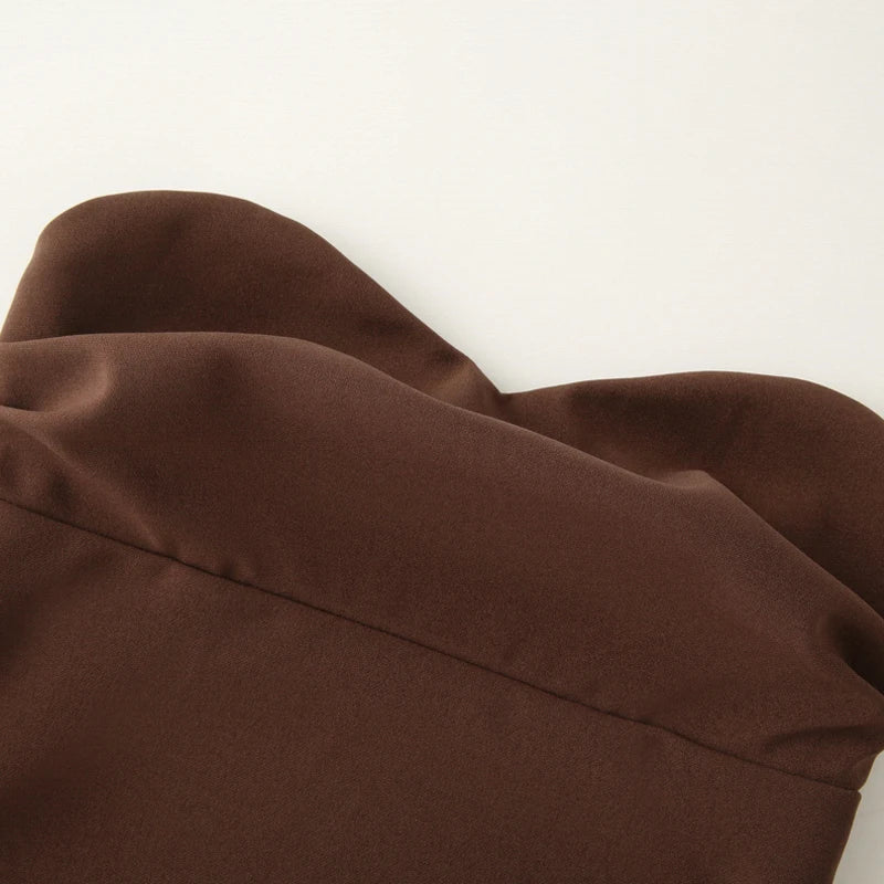 Y2K Ruched Backless Bandeau Tube Top