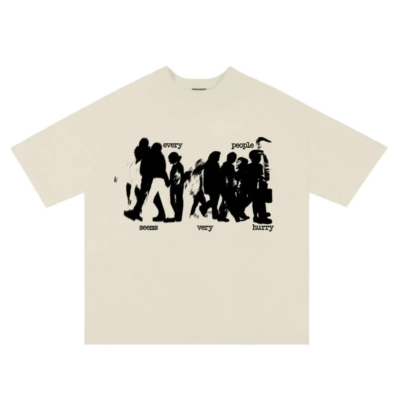 Y2K Rushed Graphic T Shirt