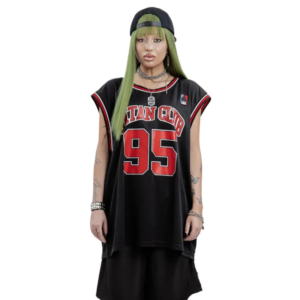 Y2K Satan Club Jersey Tank Top