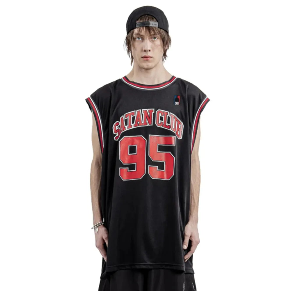 Y2K Satan Club Jersey Tank Top