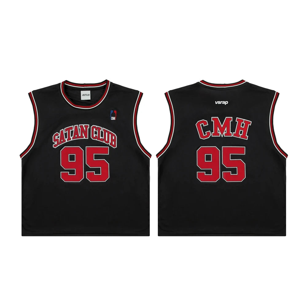 Y2K Satan Club Jersey Tank Top