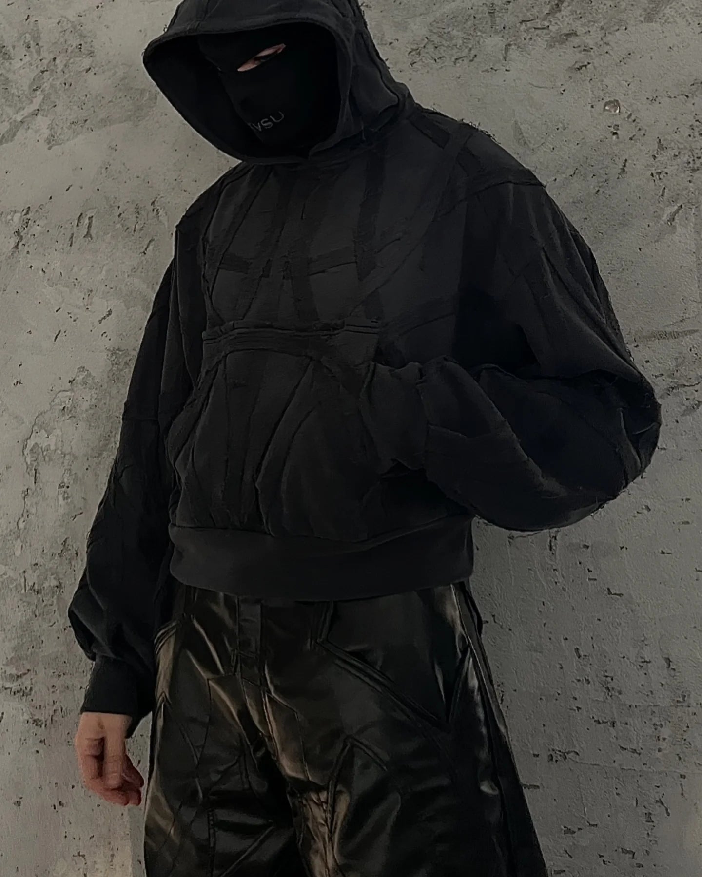 Y2K Seraphim Black Hoodie