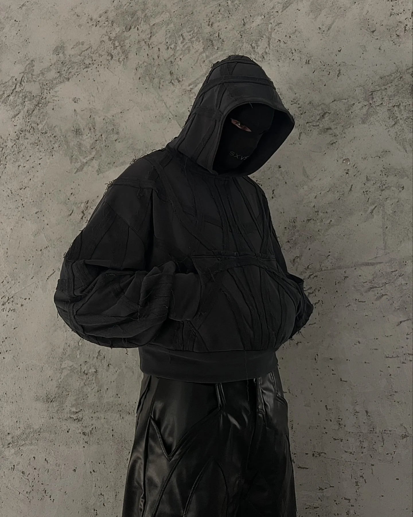 Y2K Seraphim Black Hoodie