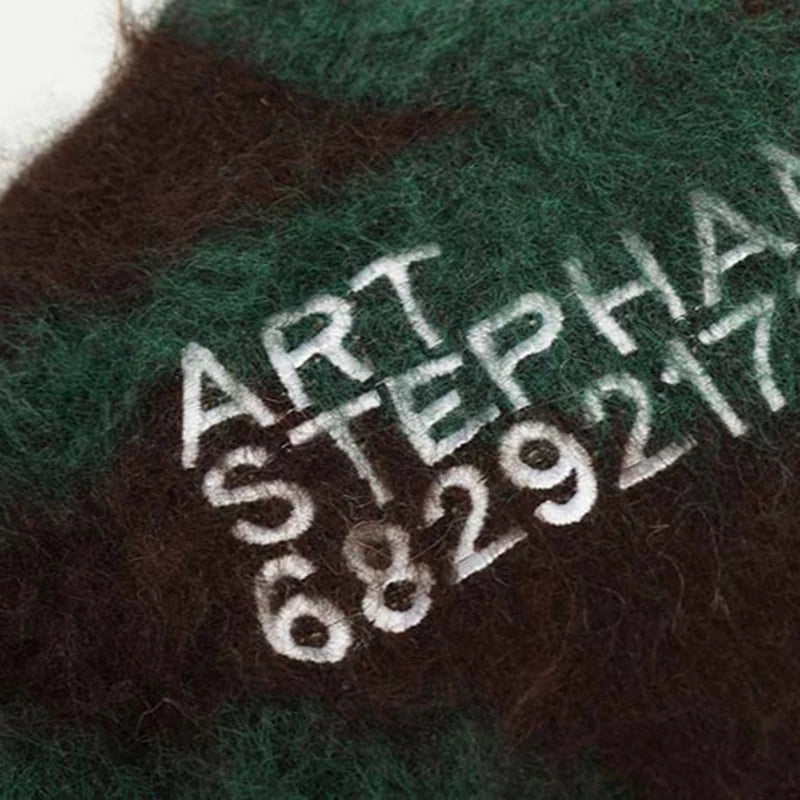 Y2K Serial Number Camouflage Sweater