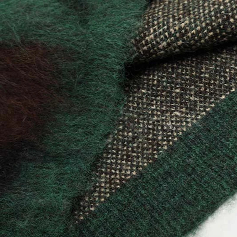 Y2K Serial Number Camouflage Sweater