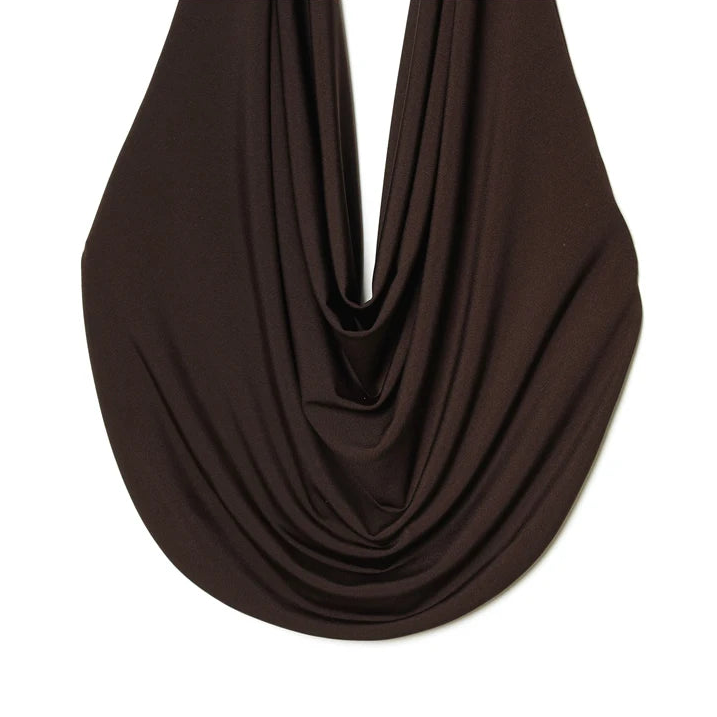 Y2K Sexy Backless Halter Plunge Low Cut Top
