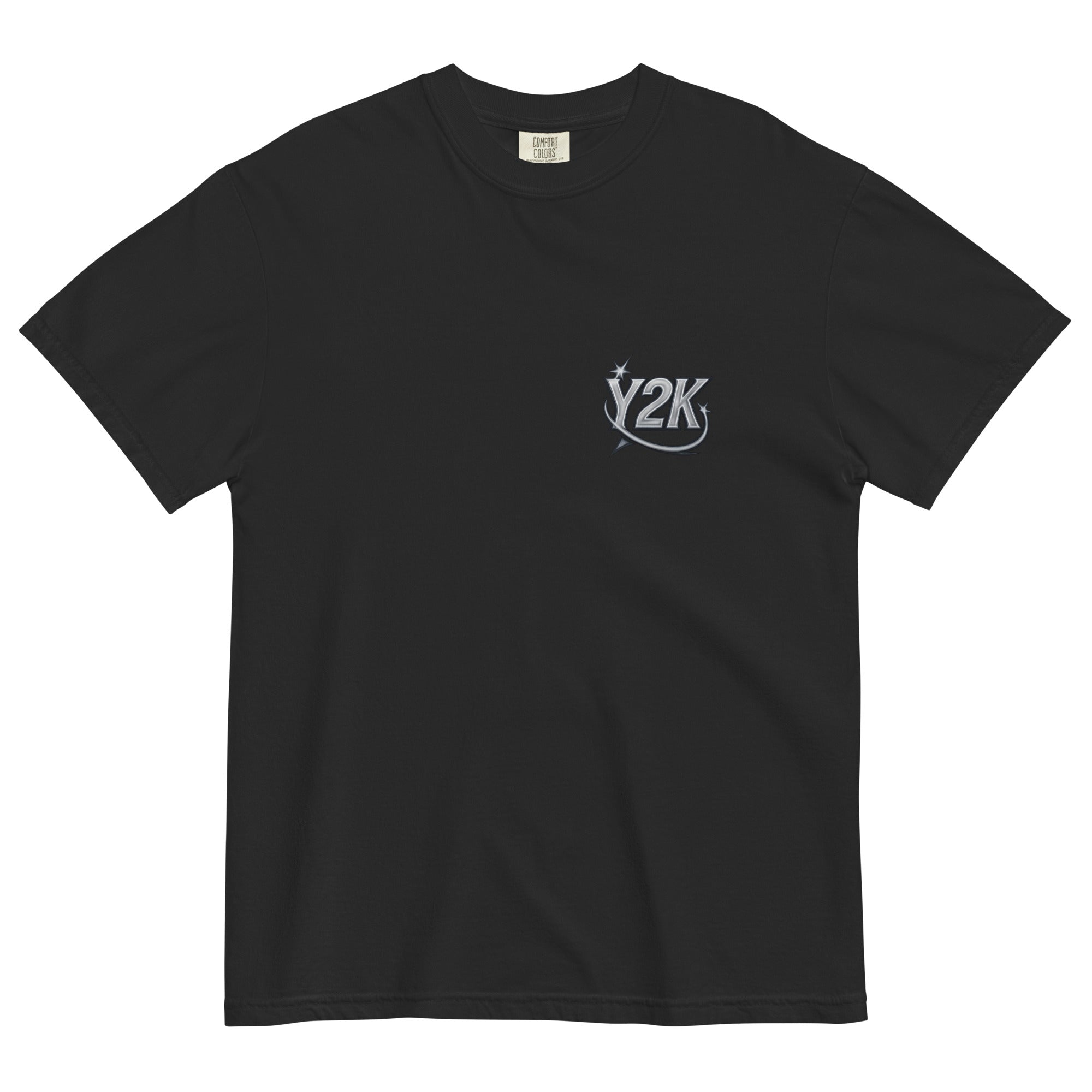 Y2K Silver Star Graphic Heavyweight T-Shirt