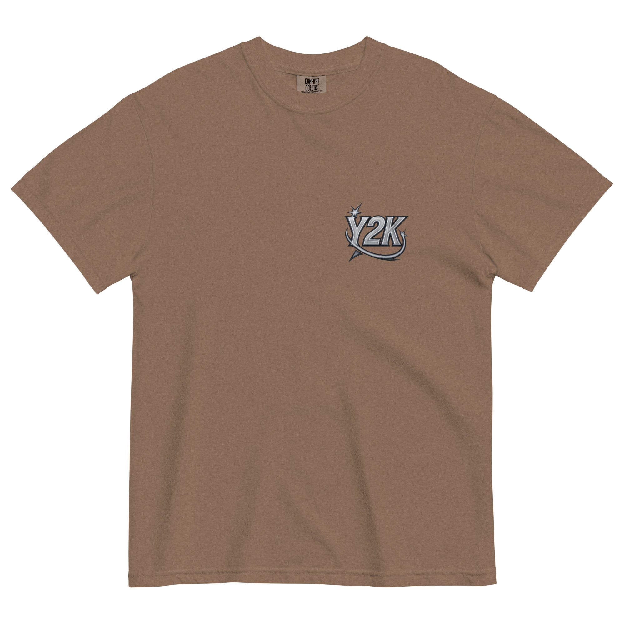 Y2K Silver Star Graphic Heavyweight T-Shirt