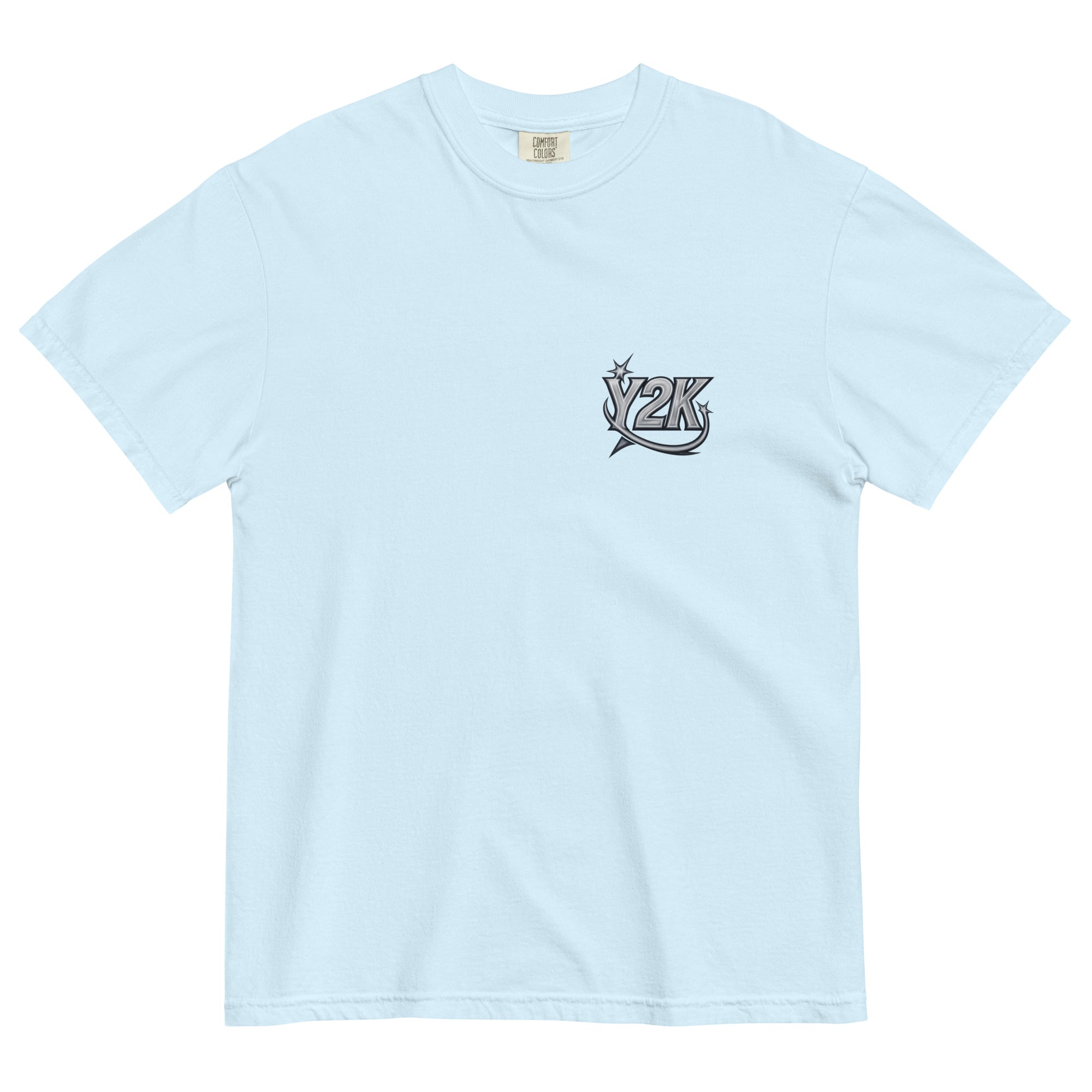Y2K Silver Star Graphic Heavyweight T-Shirt