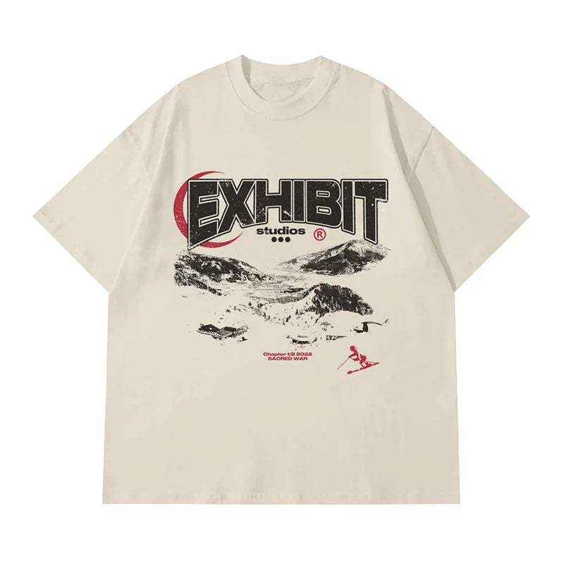 Y2K Ski Graphic T Shirt