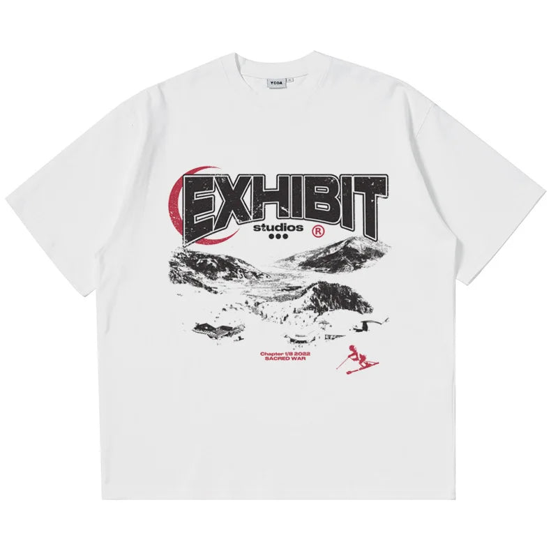 Y2K Ski Graphic T Shirt