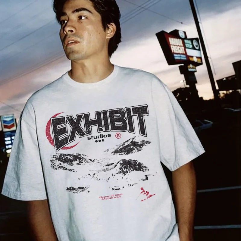 Y2K Ski Graphic T Shirt