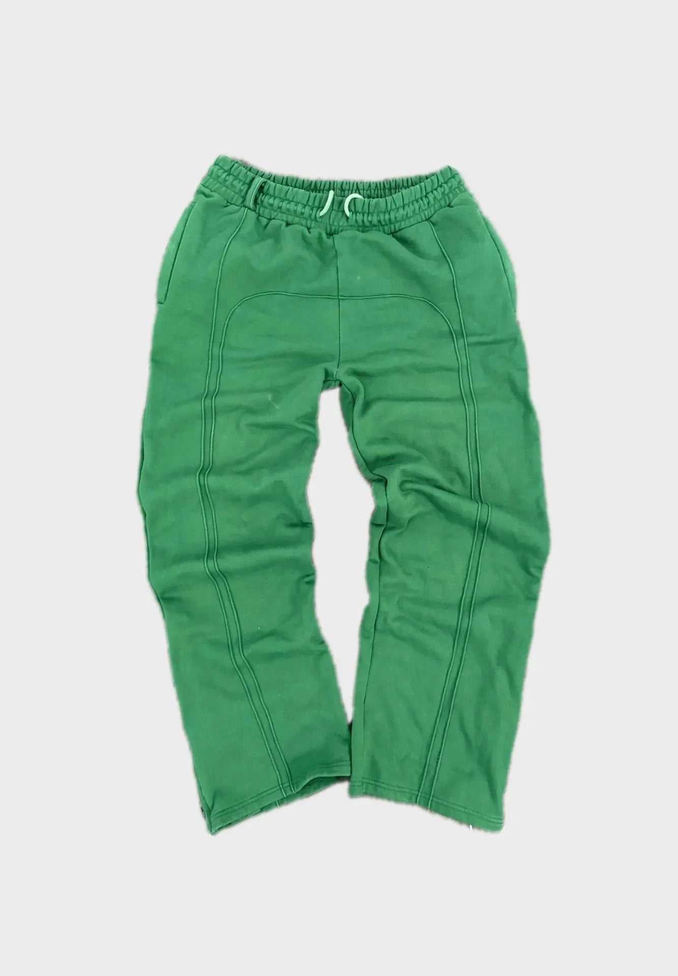 Y2K Spliced Straight Leg Sweatpants Jogger