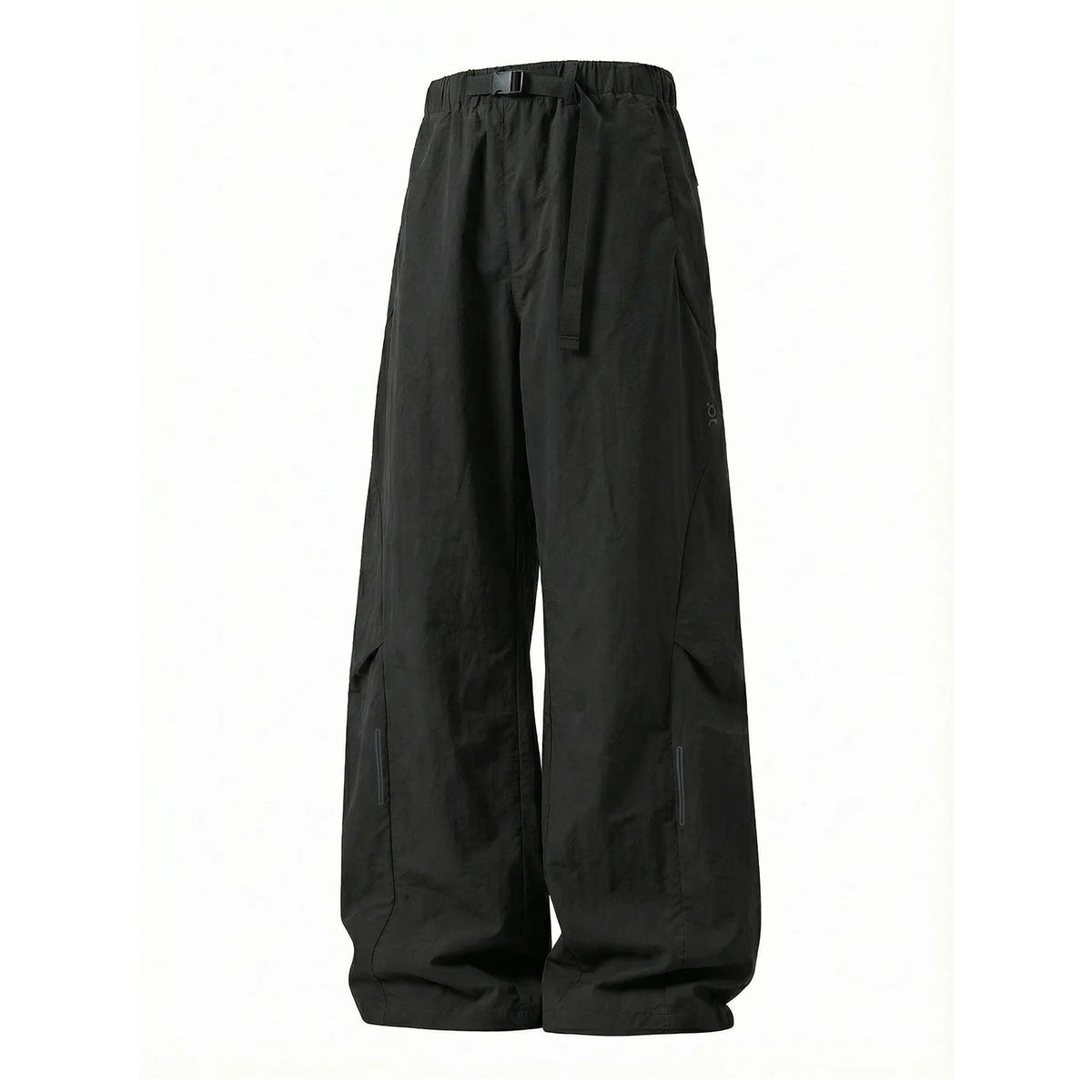 Y2K Spring Techwear Pleated Low Waist Cargo Parachute Trousers