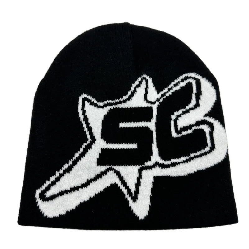 Y2K Star Beanie Hat