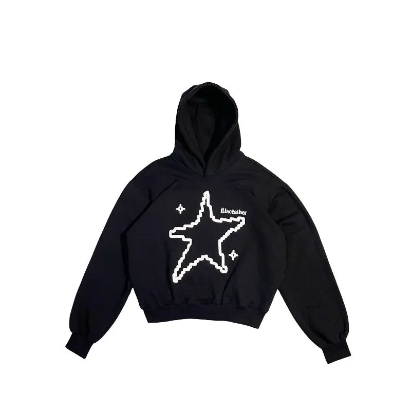 Y2K Stars Are Aligned Graphic Hoodie