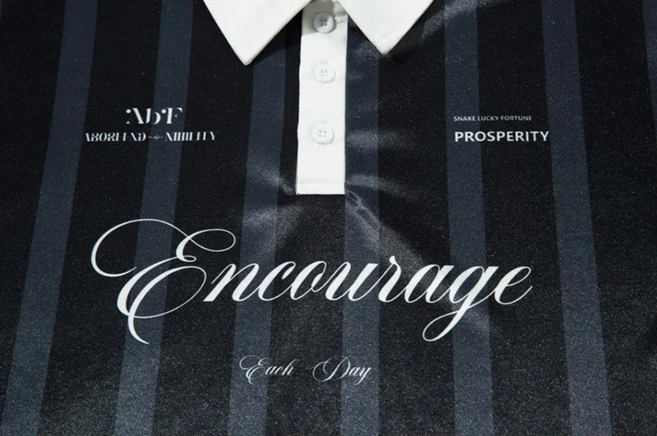 Y2K Striped "Year of the Snake" Soccer Jersey