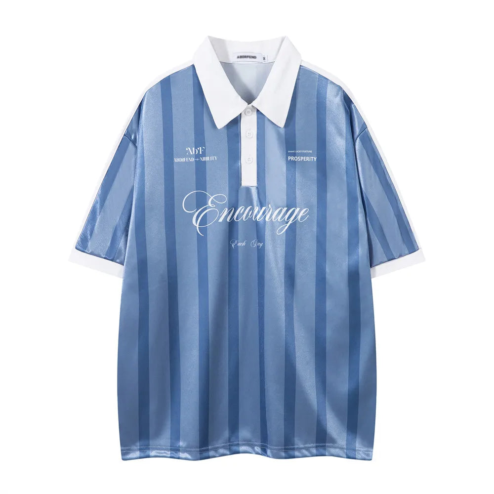 Y2K Striped "Year of the Snake" Soccer Jersey