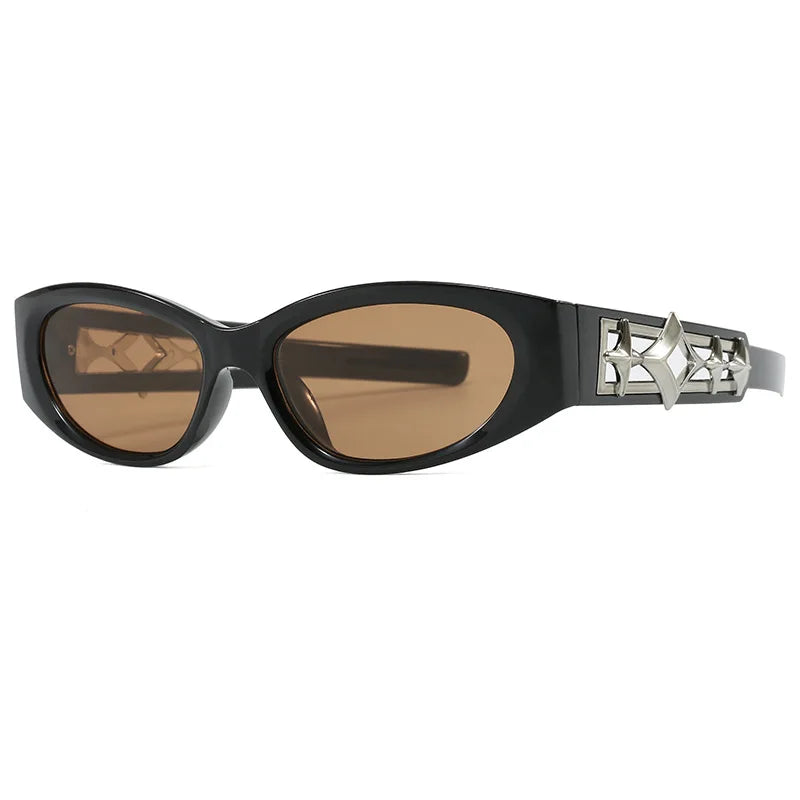 Y2K Style Star Futuristic Sunglasses