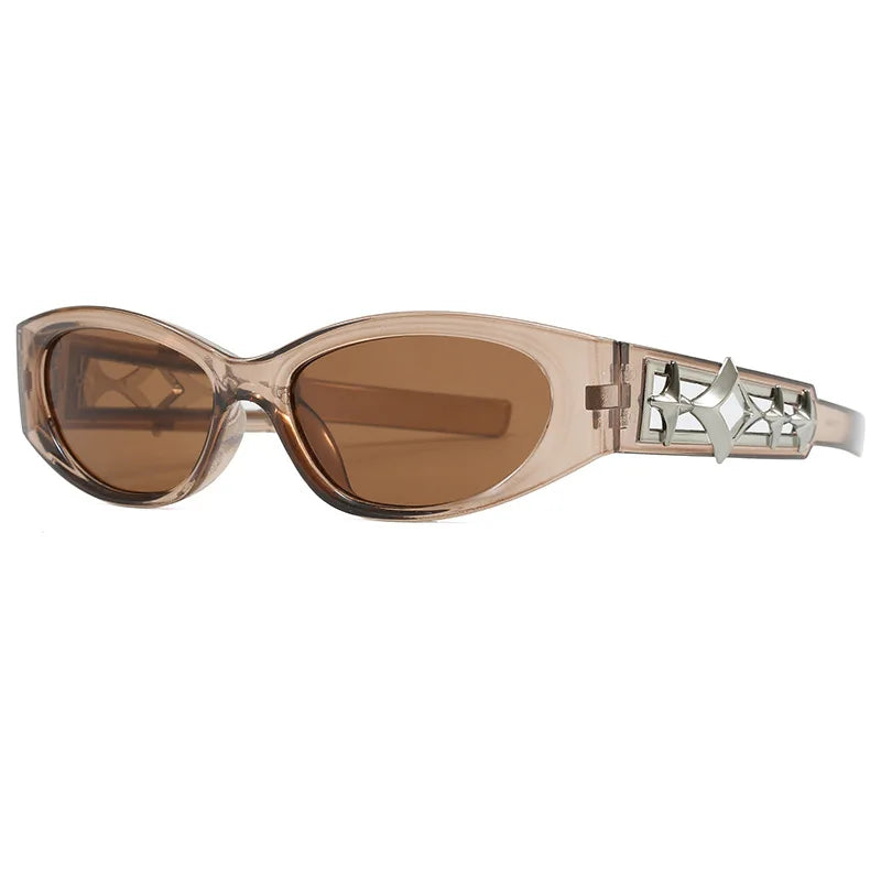 Y2K Style Star Futuristic Sunglasses