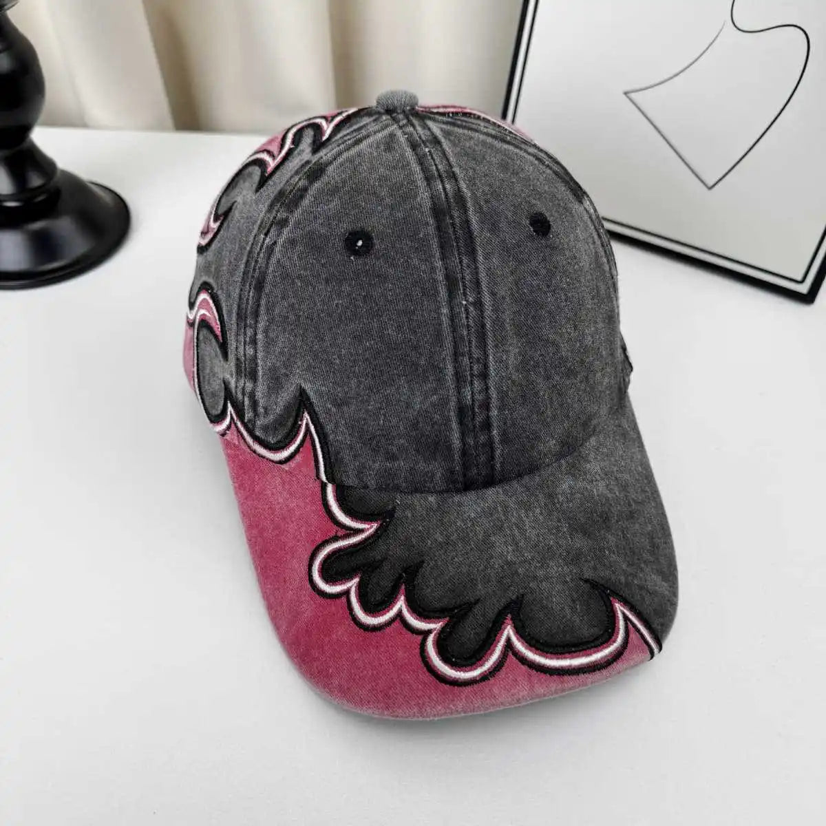 Y2K Summer Sun Embroidered Baseball Cap
