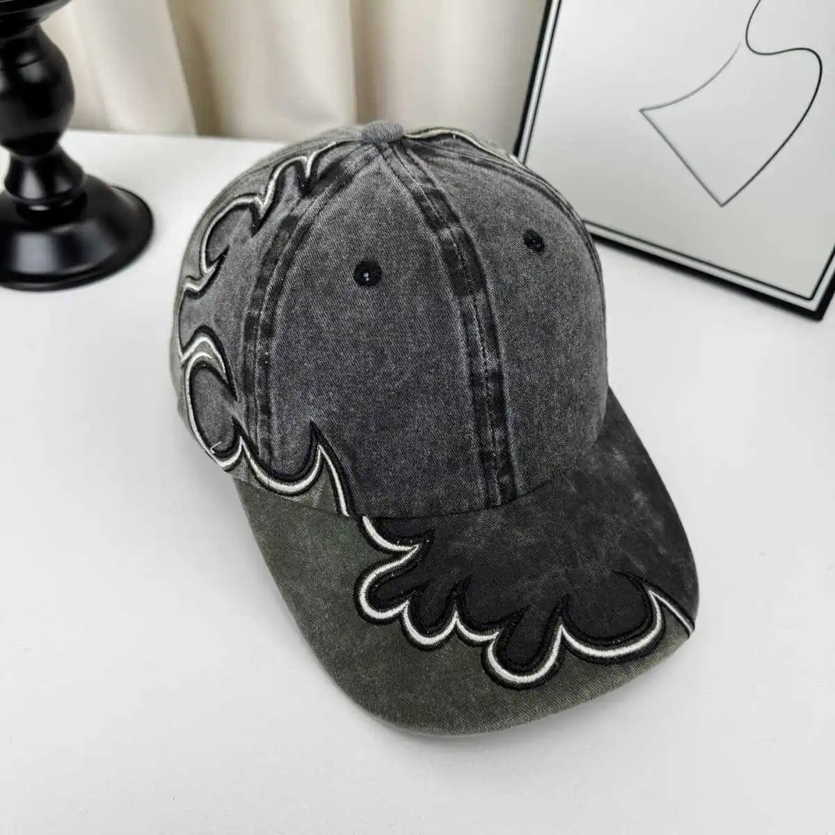 Y2K Summer Sun Embroidered Baseball Cap