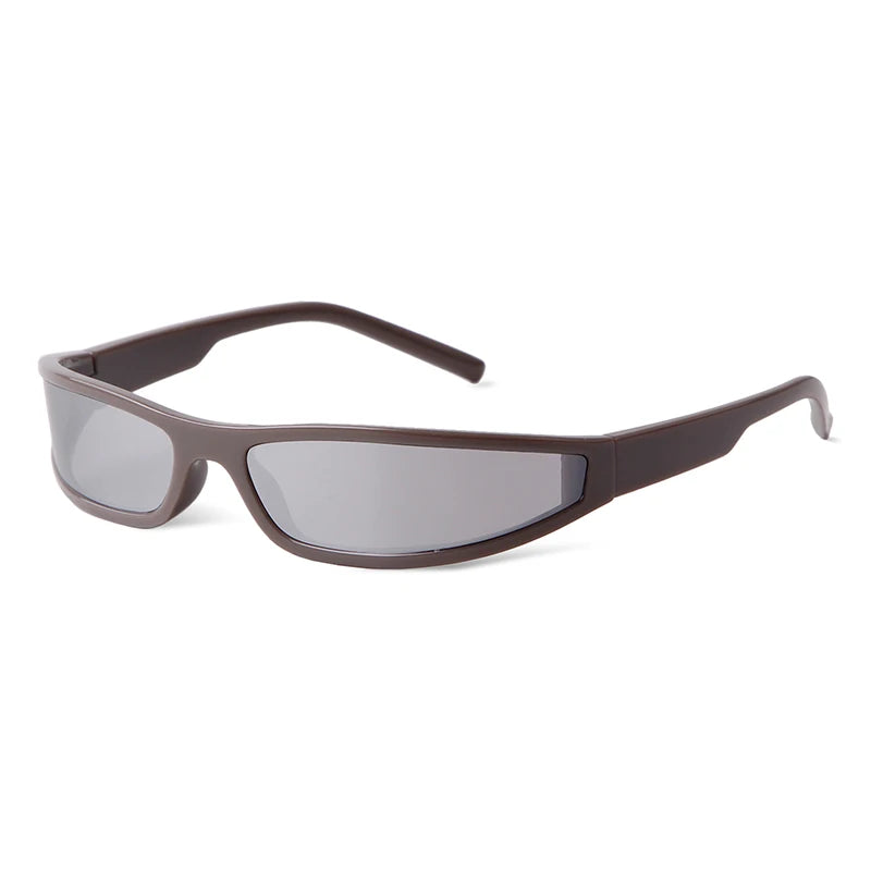 Y2K Thin Sport Futuristic Sunglasses