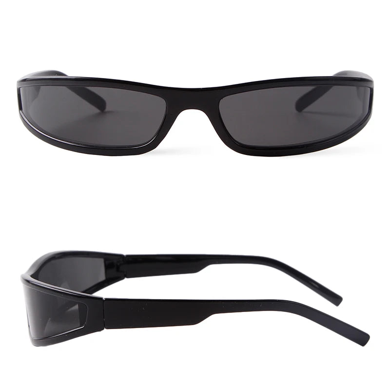 Y2K Thin Sport Futuristic Sunglasses
