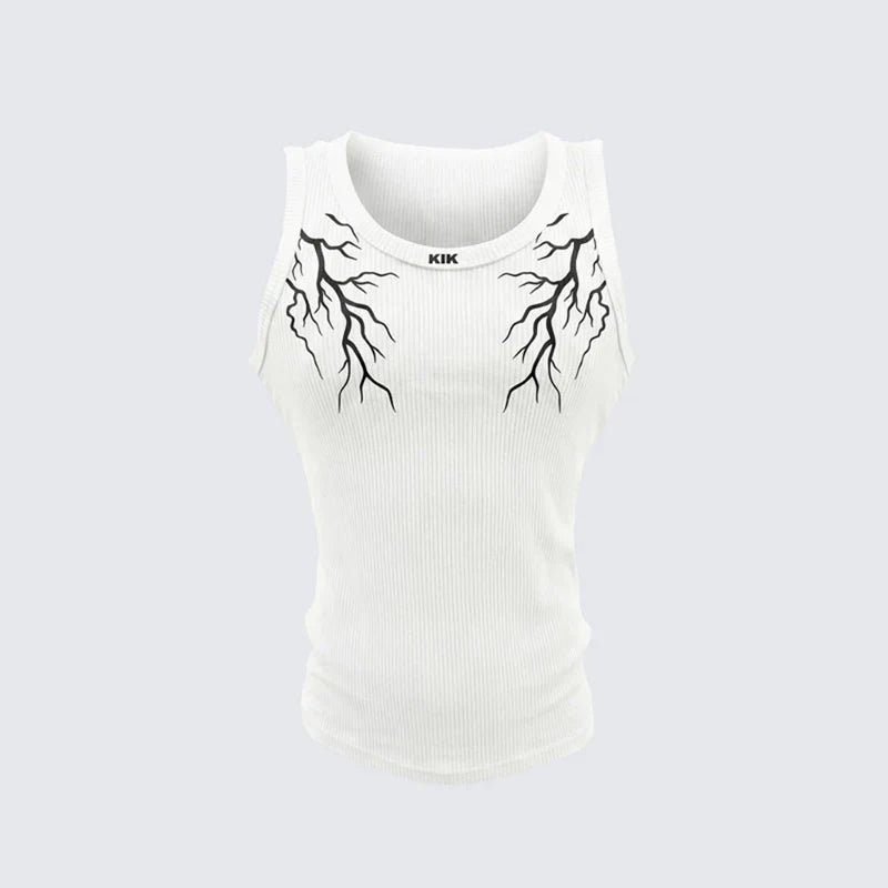 Y2K Thunder & Lightening Tank Top