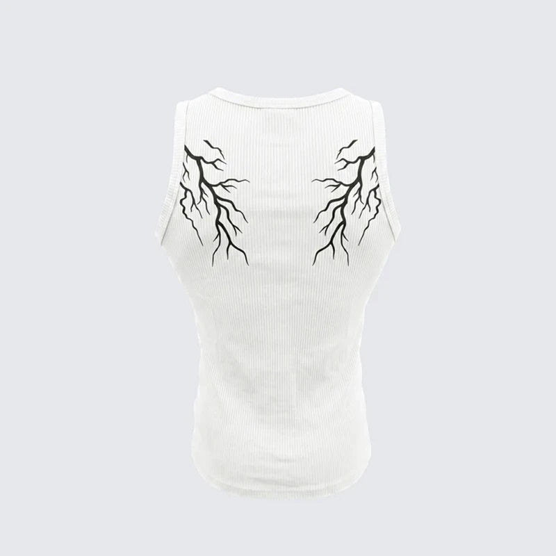 Y2K Thunder & Lightening Tank Top
