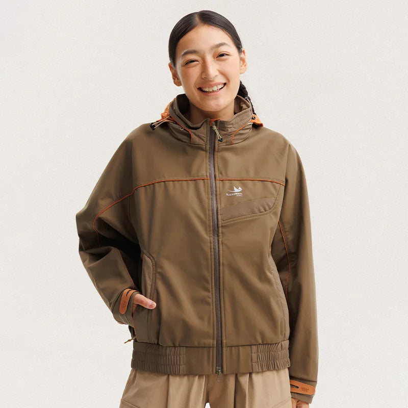 Y2K Track Soft Shell Best Windbreaker Jacket Coat