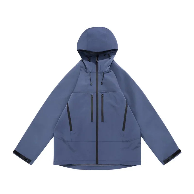 Y2K TripleGuard HardShell Sealed Outdoor Waterproof Jacket Coat