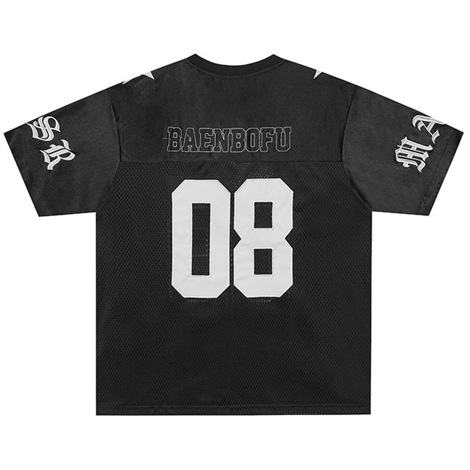 Y2K Two Stars Football Jersey