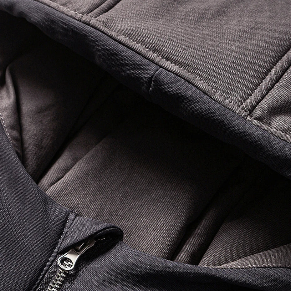 Y2K Two Tone Hooded Parka Jacket Coat