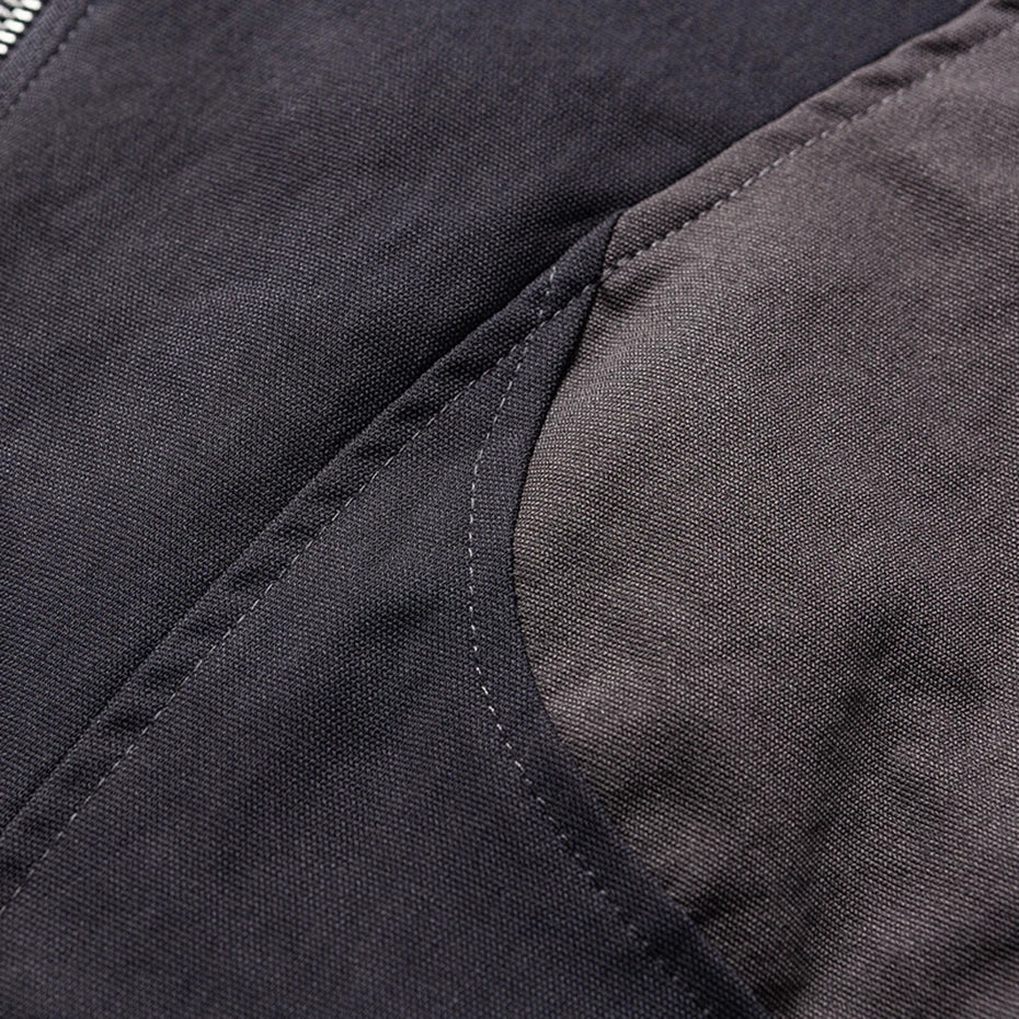 Y2K Two Tone Hooded Parka Jacket Coat