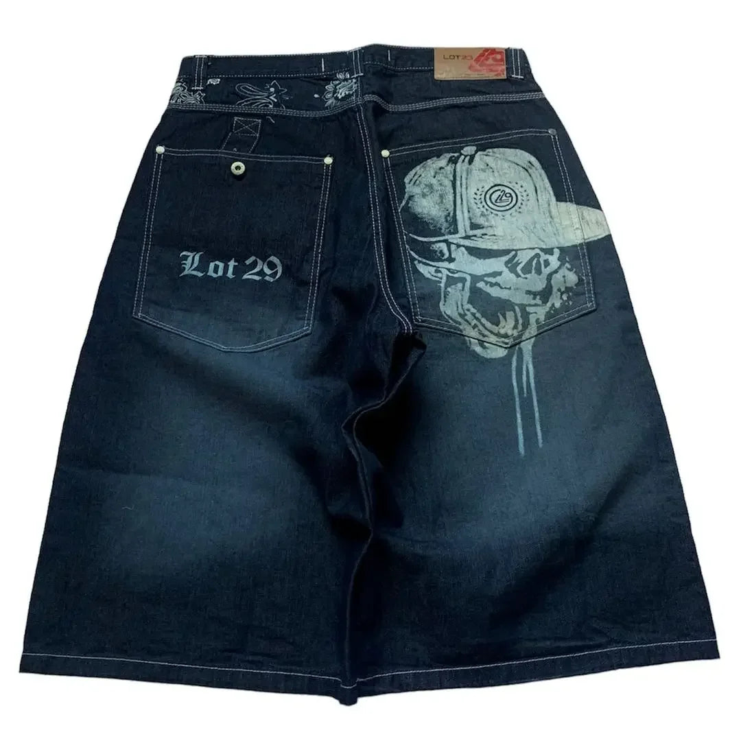 Y2K Underground Graphic Jorts