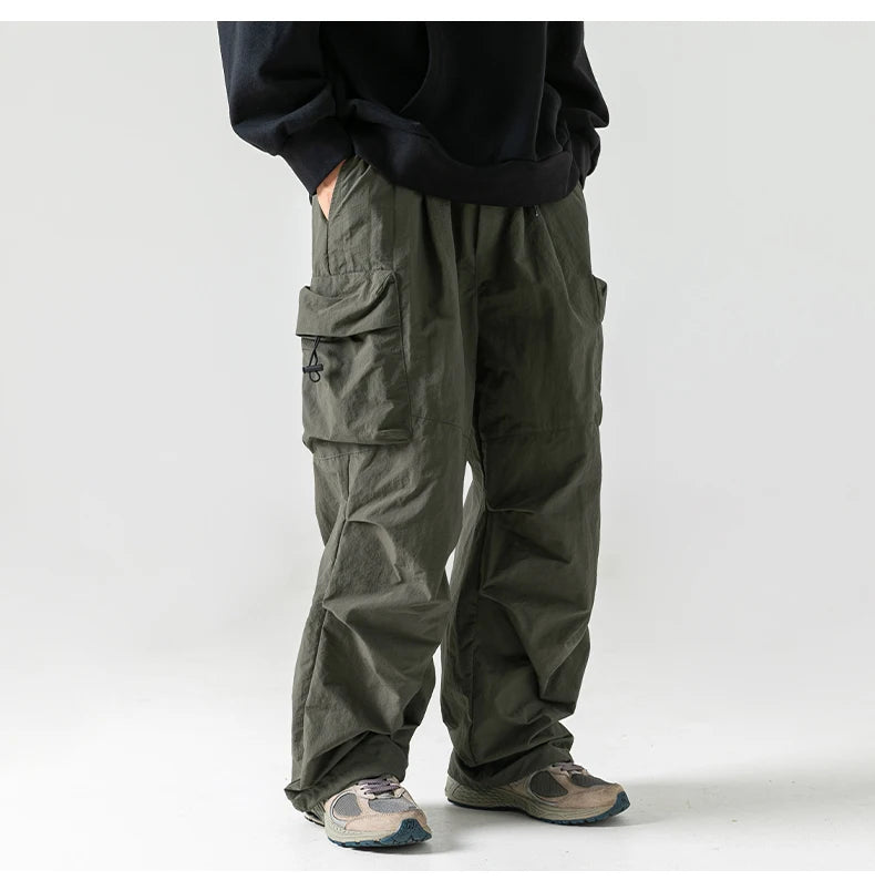 Y2K Utility Fleece-Lined Cargo Trousers