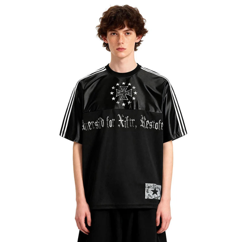 Y2K Vintage Biker Old School Training Jersey
