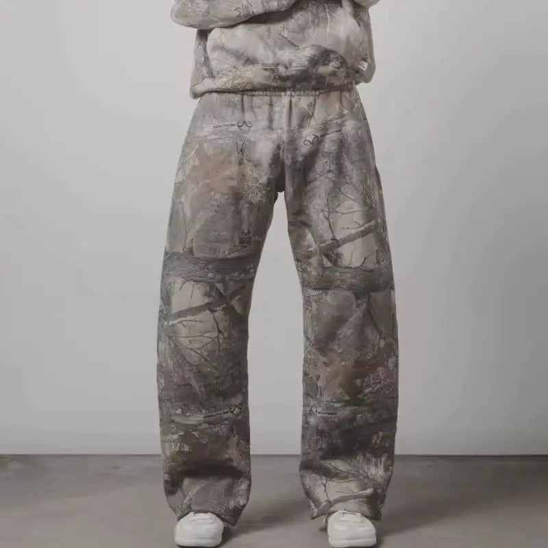 Y2K Vintage Camouflage Pattern Baggy Sweatpants Jogger