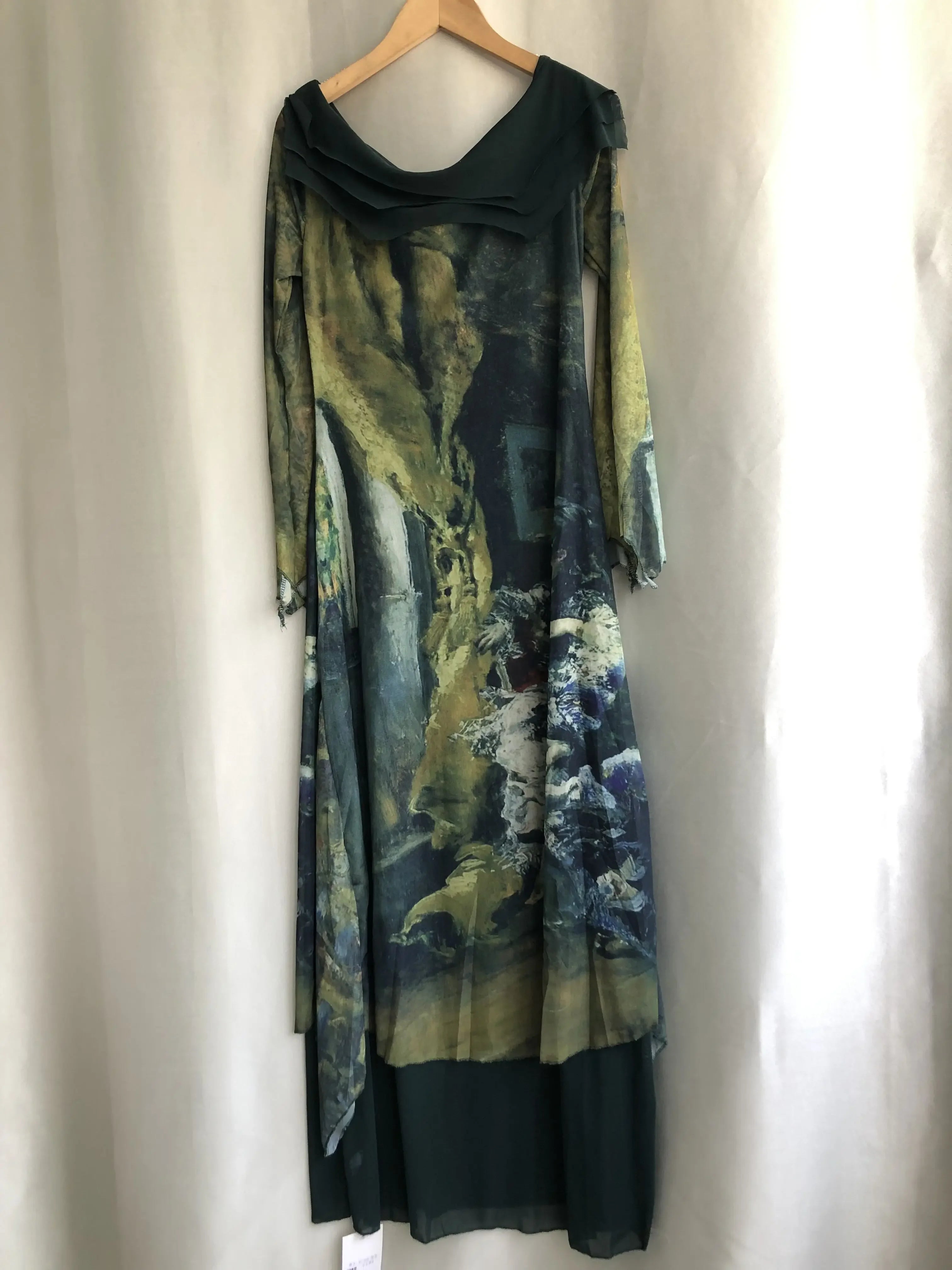 Y2K Vintage Green Maxi Dress