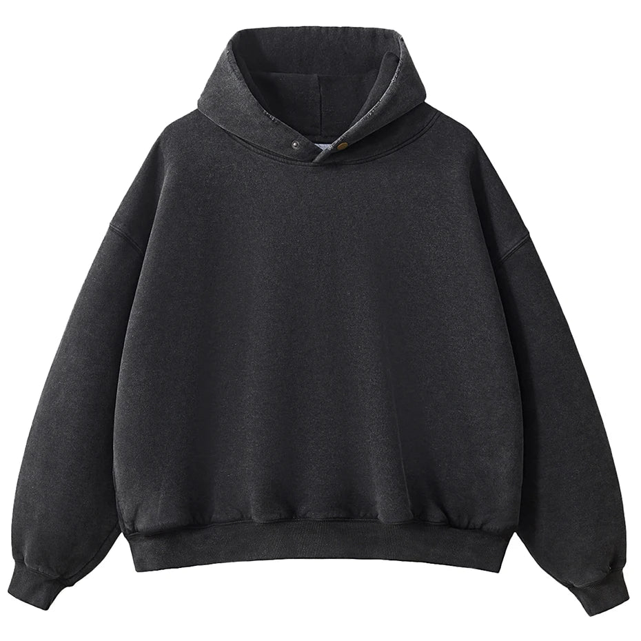Y2K Vintage Oversized Baggy Plain Hoodie