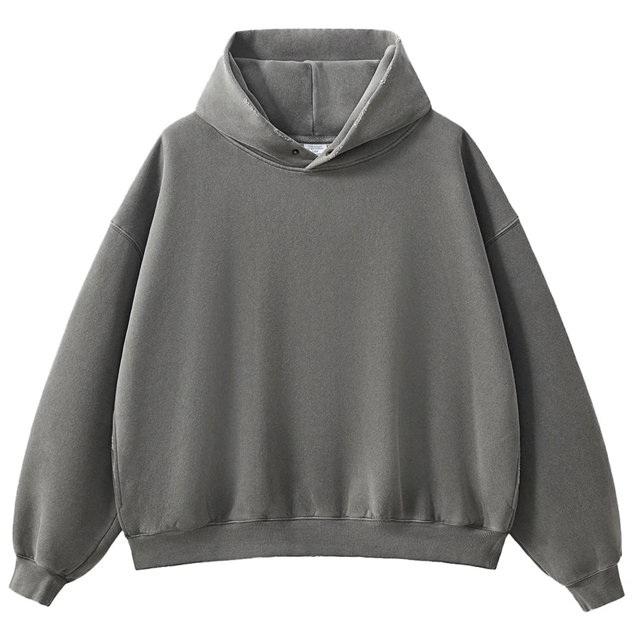 Y2K Vintage Oversized Baggy Plain Hoodie