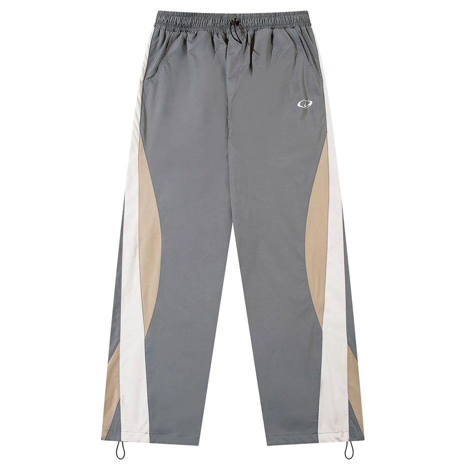 Y2K Vintage Panelled Parachute Trousers