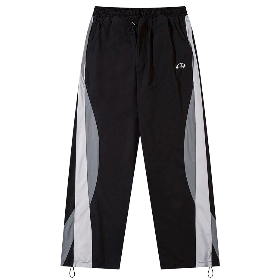 Y2K Vintage Panelled Parachute Trousers